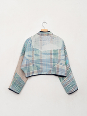 The Kaira Cropped Quilted Patchwork Kantha Jacket Wholesale