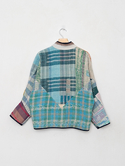 The Ladhiya Petite Quilted Patchwork Kantha Jacket