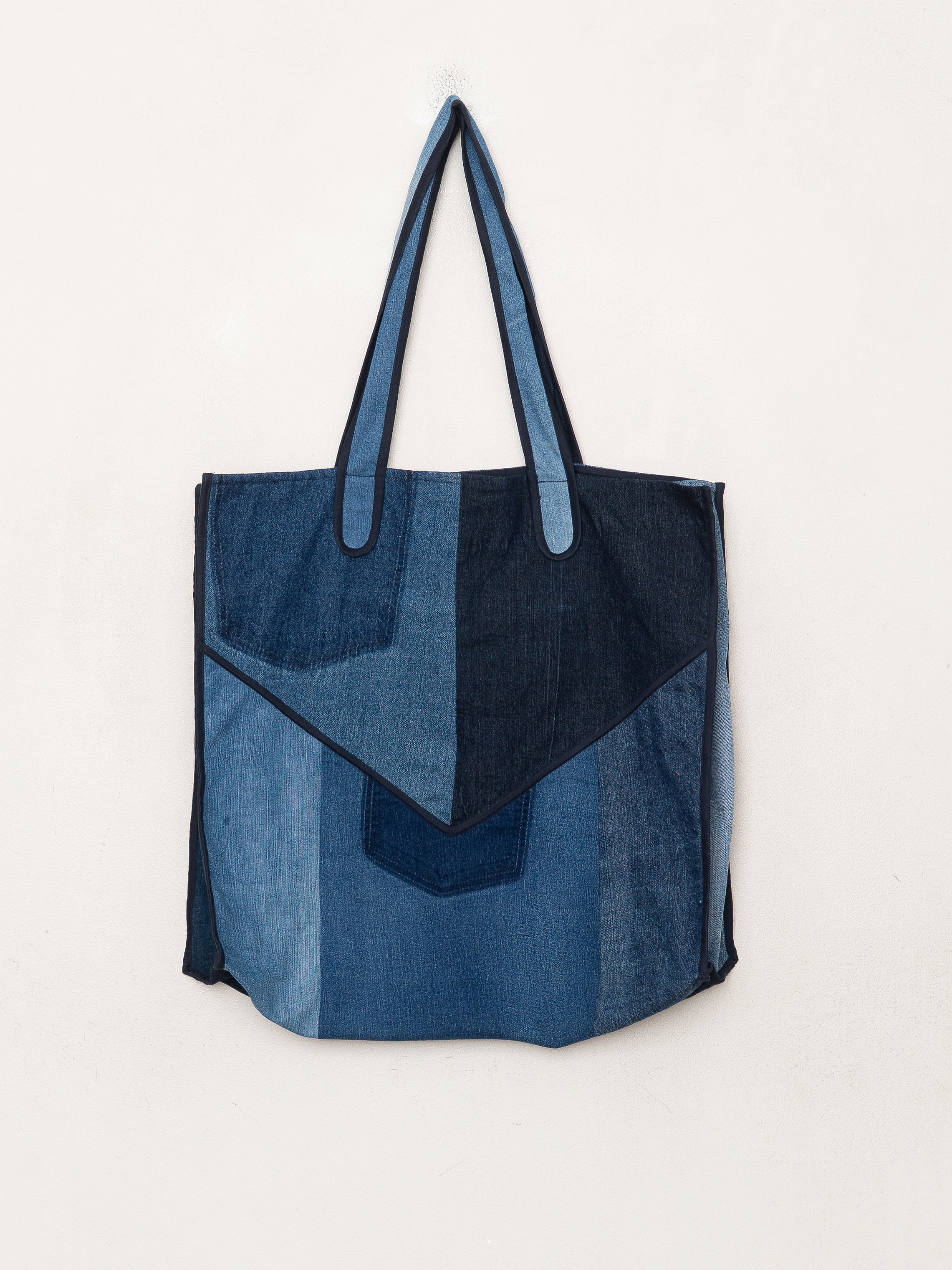 The Pasha Carryall Denim Tote Bag