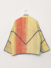 The Ladhiya Quilted Patchwork Kantha Jacket