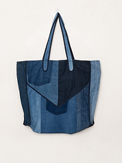 The Pasha Carryall Denim Tote Bag