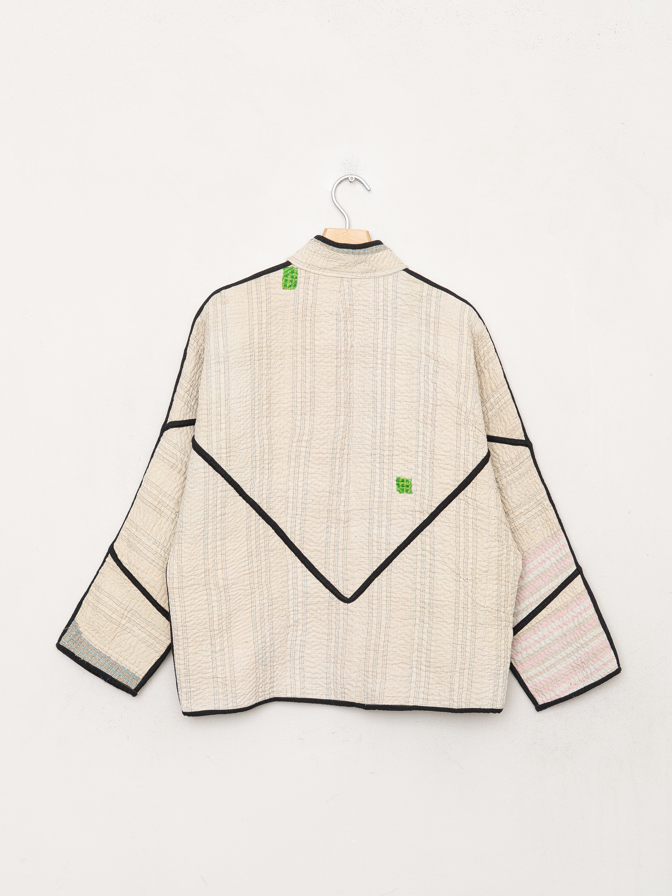 The Ladhiya Petite Quilted Patchwork Kantha Jacket