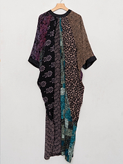 The Simmy Long Dress  - One Size - Upcycled Silk