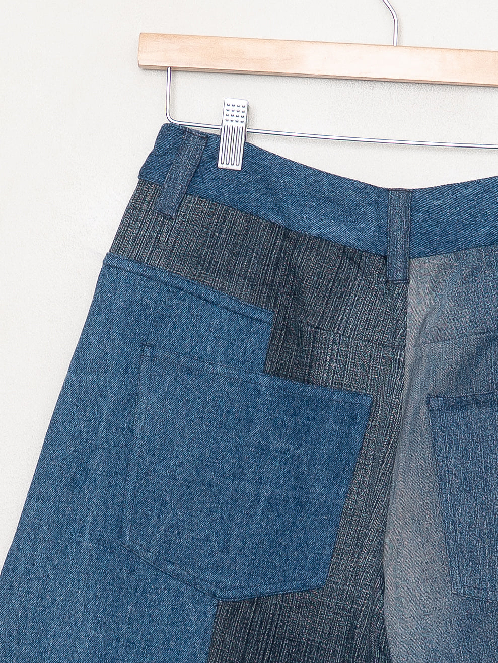 The Bindu Denim Bermuda Culotte Pant - Small