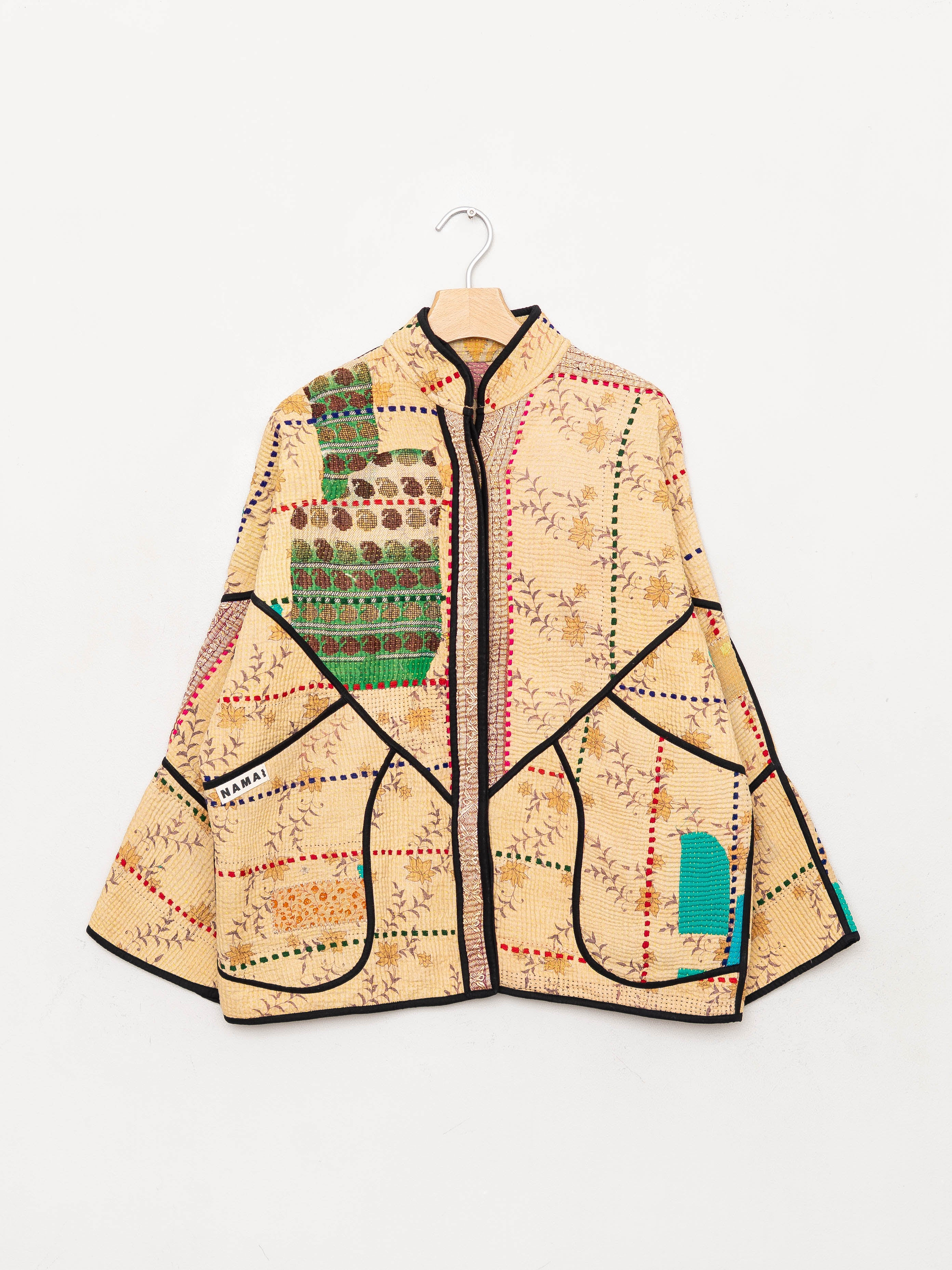 The Ladhiya Quilted Patchwork Kantha Jacket Wholesale