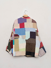 The Ishani Patchwork Ralli Quilt Jacket