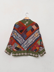 The Ladhiya Petite Suzani Cut Out Kantha Jacket
