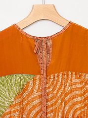The Anan Short Dress  - Extra Small / Small - Upcycled Silk