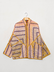 The Ladhiya Quilted Patchwork Kantha Jacket