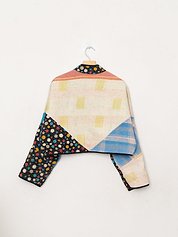 The Kaira Cropped Quilted Patchwork Kantha Jacket