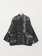 The Ladhiya Quilted Patchwork Kantha Jacket