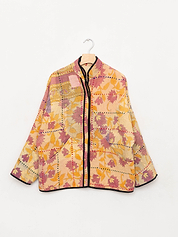 The Ladhiya Quilted Patchwork Kantha Jacket Wholesale