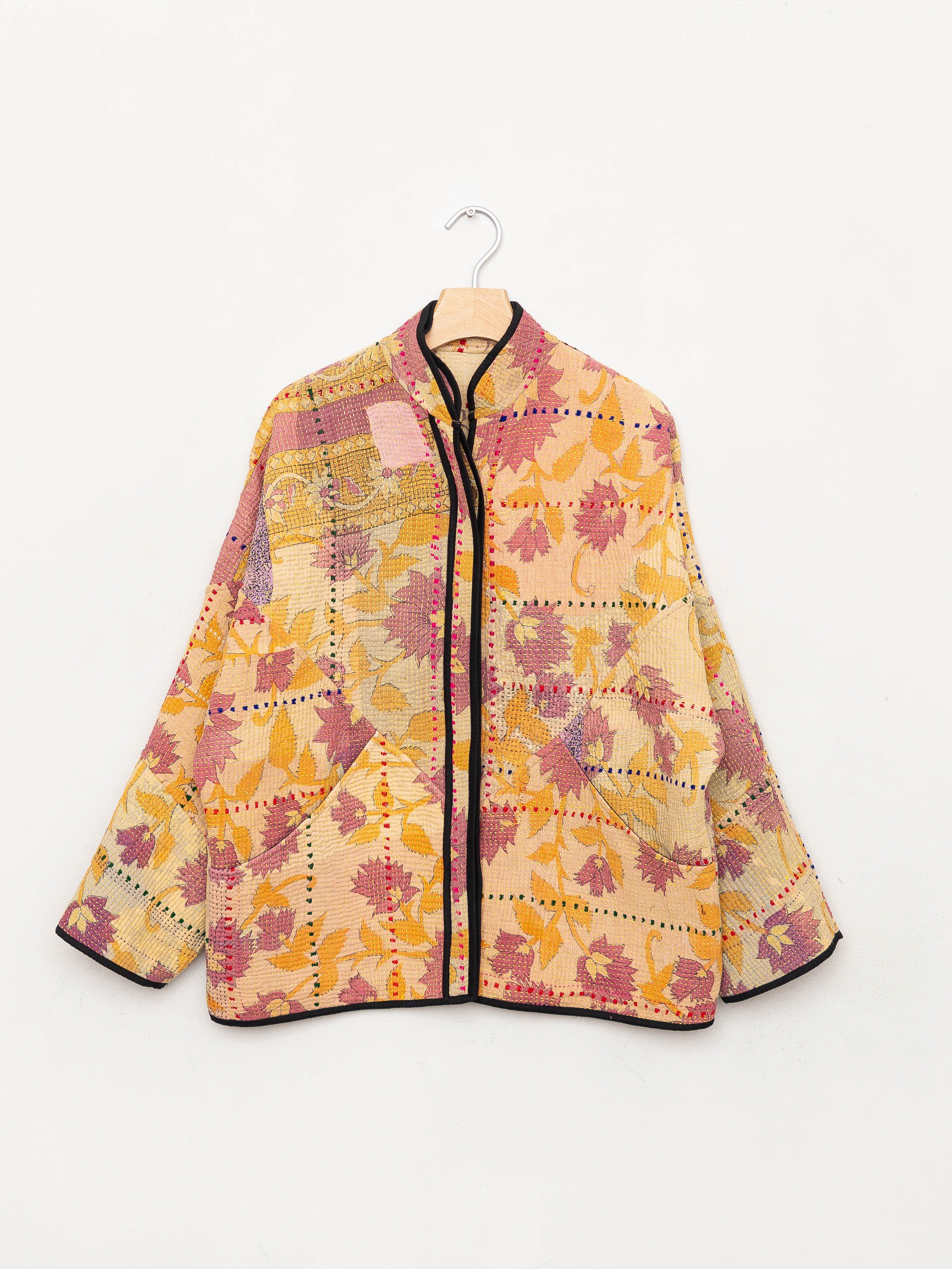 The Ladhiya Quilted Patchwork Kantha Jacket Wholesale