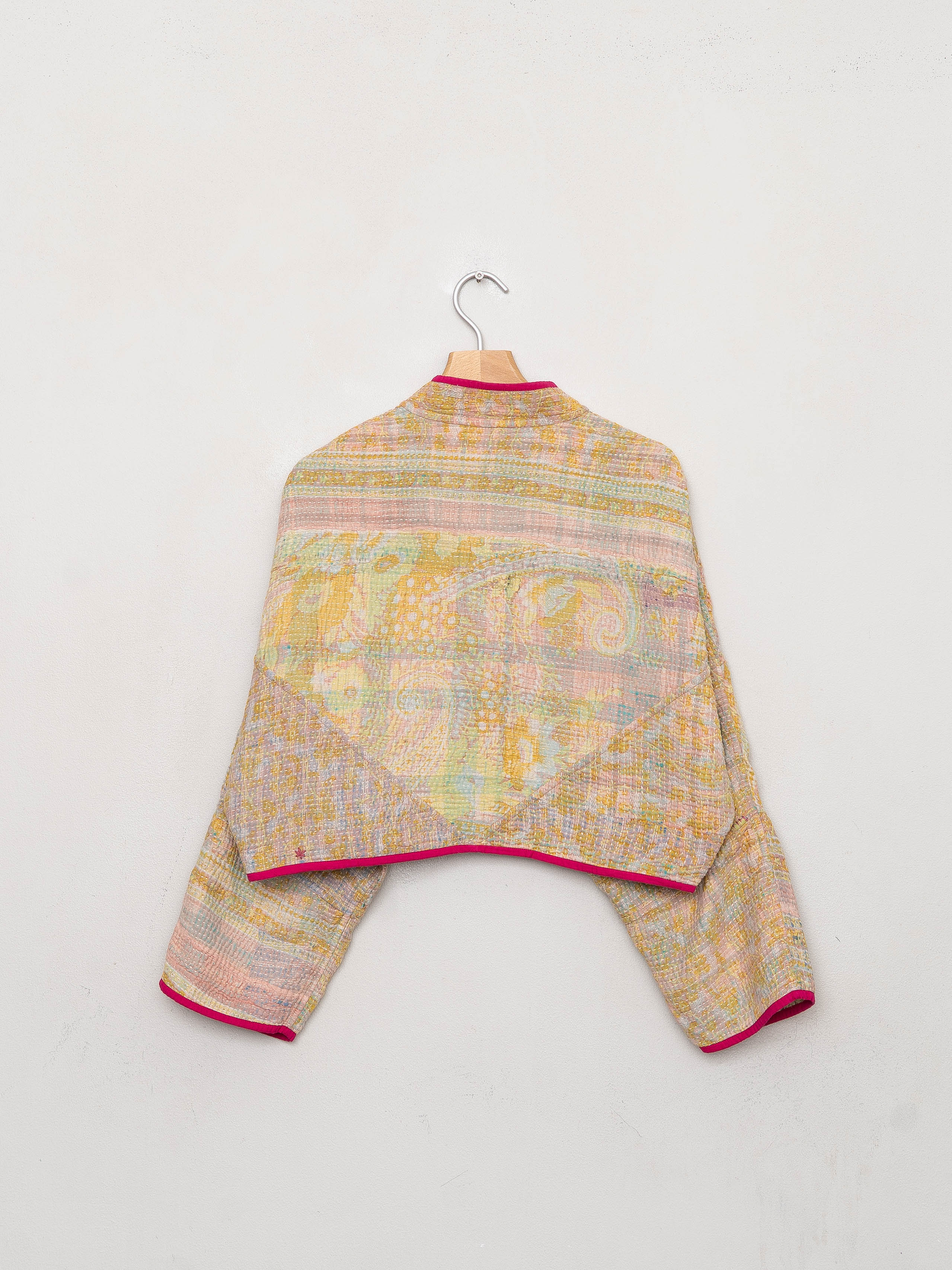 The Kaira Cropped Quilted Patchwork Kantha Jacket Wholesale