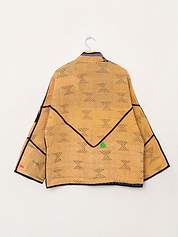 The Ladhiya Quilted Patchwork Kantha Jacket