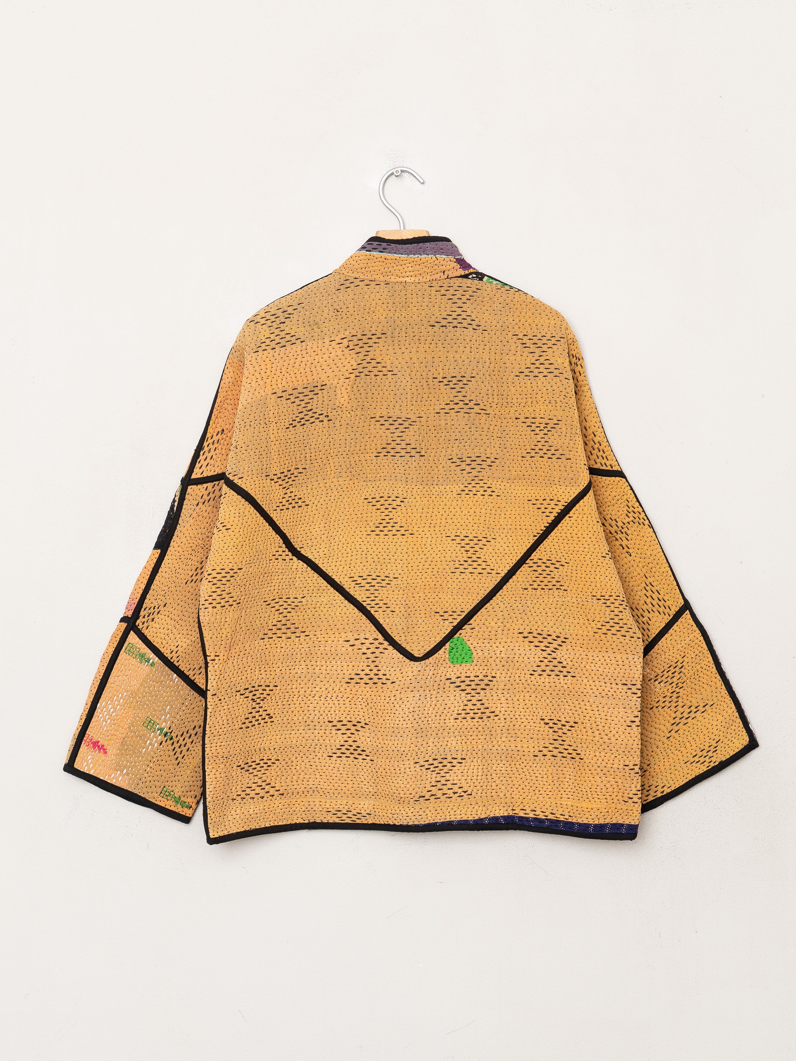 The Ladhiya Quilted Patchwork Kantha Jacket