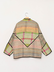 The Ladhiya Quilted Patchwork Kantha Jacket