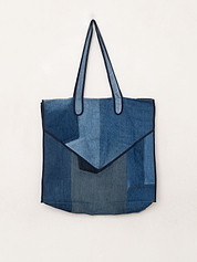 The Pasha Carryall Denim Tote Bag