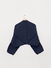 The Kaira Cropped Patchwork Ralli Quilt Jacket