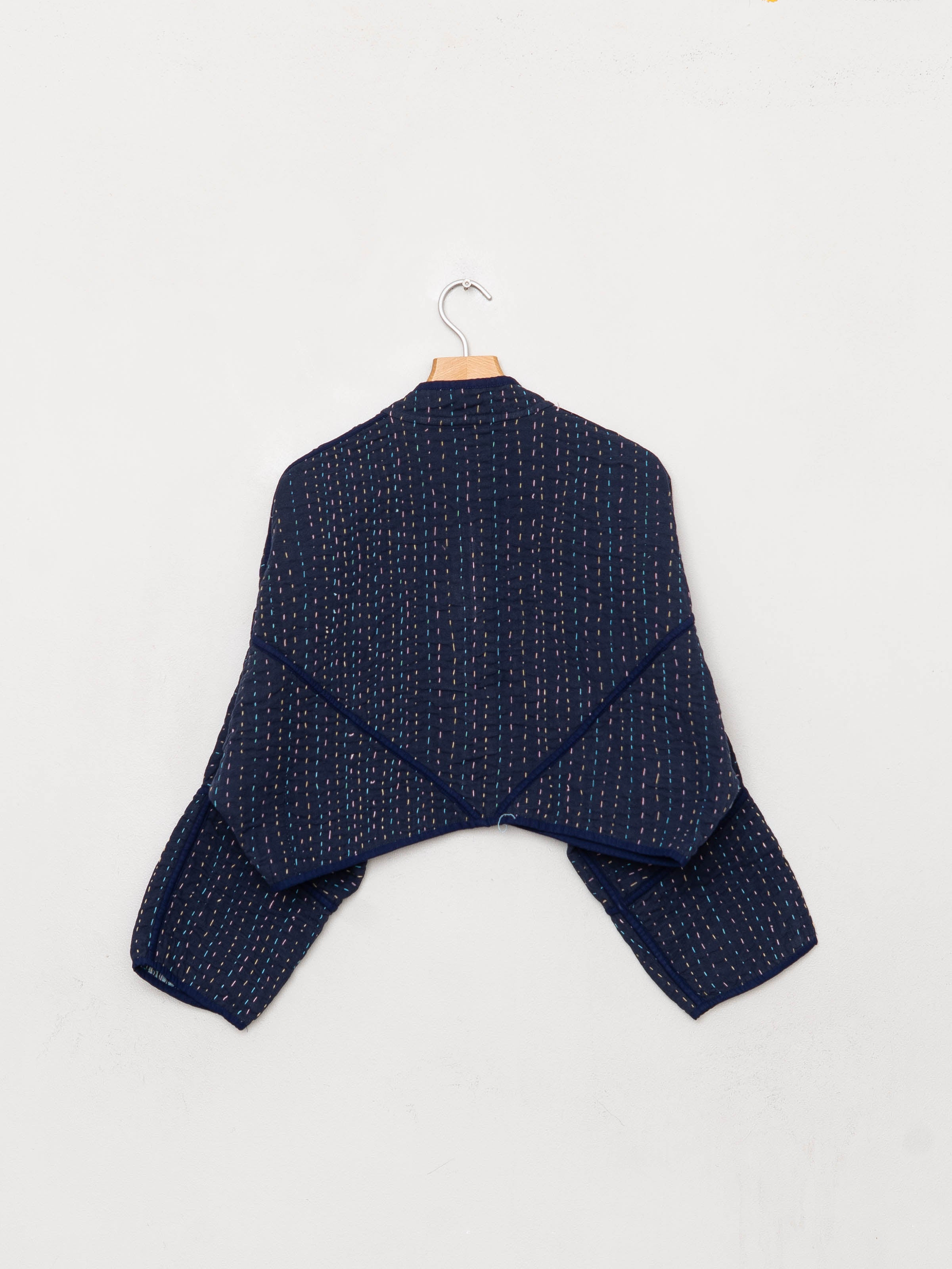 The Kaira Cropped Patchwork Ralli Quilt Jacket