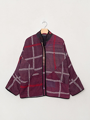 The Ladhiya Quilted Patchwork Kantha Jacket