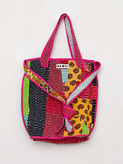 The Xoti II Zero-Waste Quilted Kantha Bag
