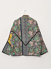 The Ladhiya Quilted Patchwork Kantha Jacket