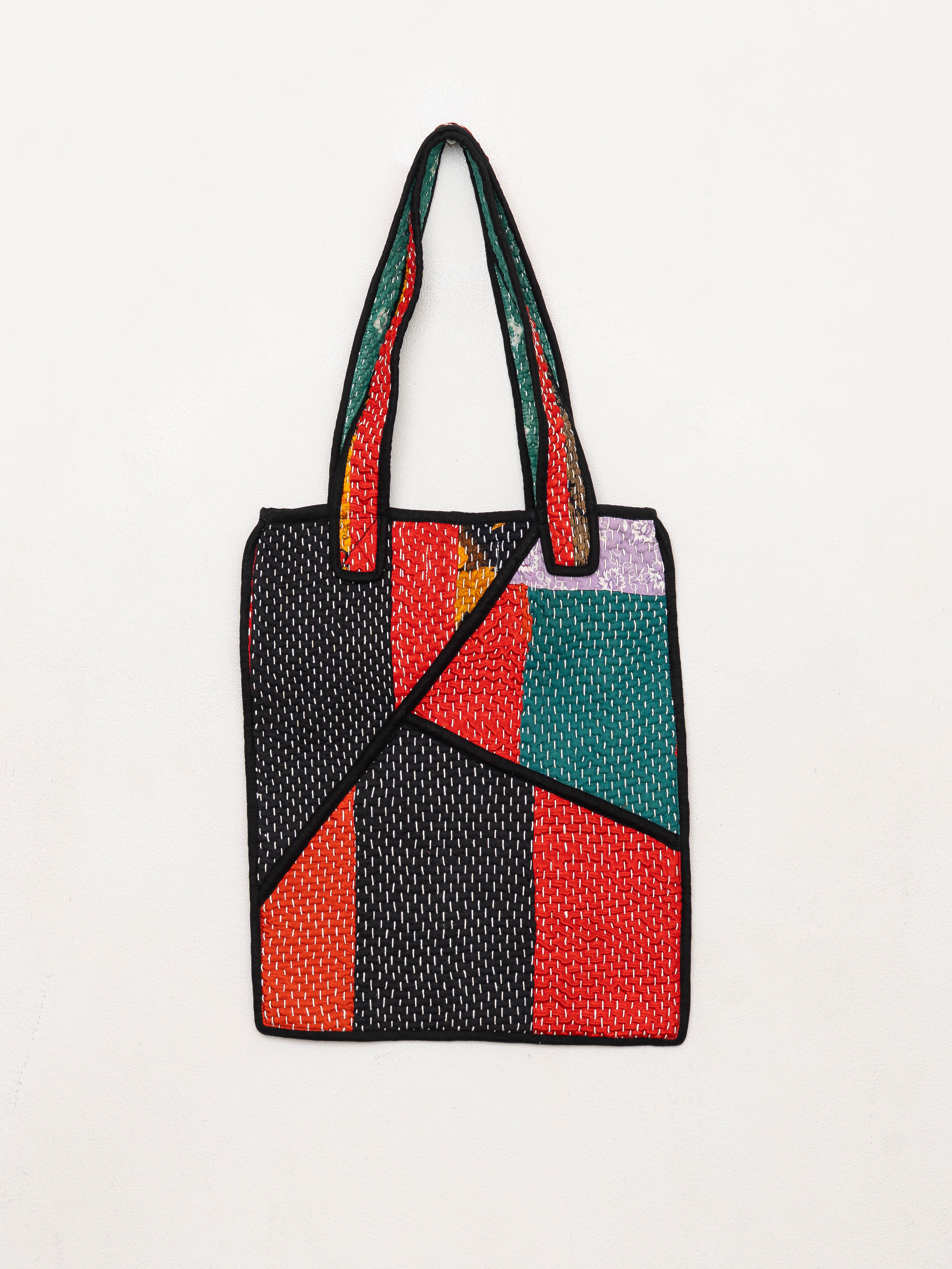 The Tarun Quilted Kantha Bag