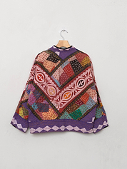 The Ladhiya Petite Suzani Cut Out Kantha Jacket
