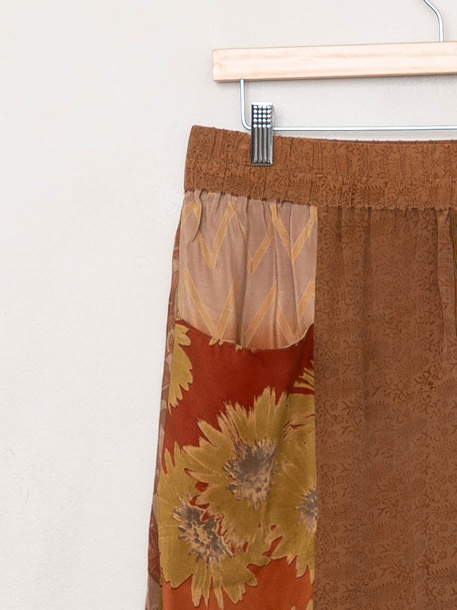 The Nayan Pant - Large - Upcycled Silk