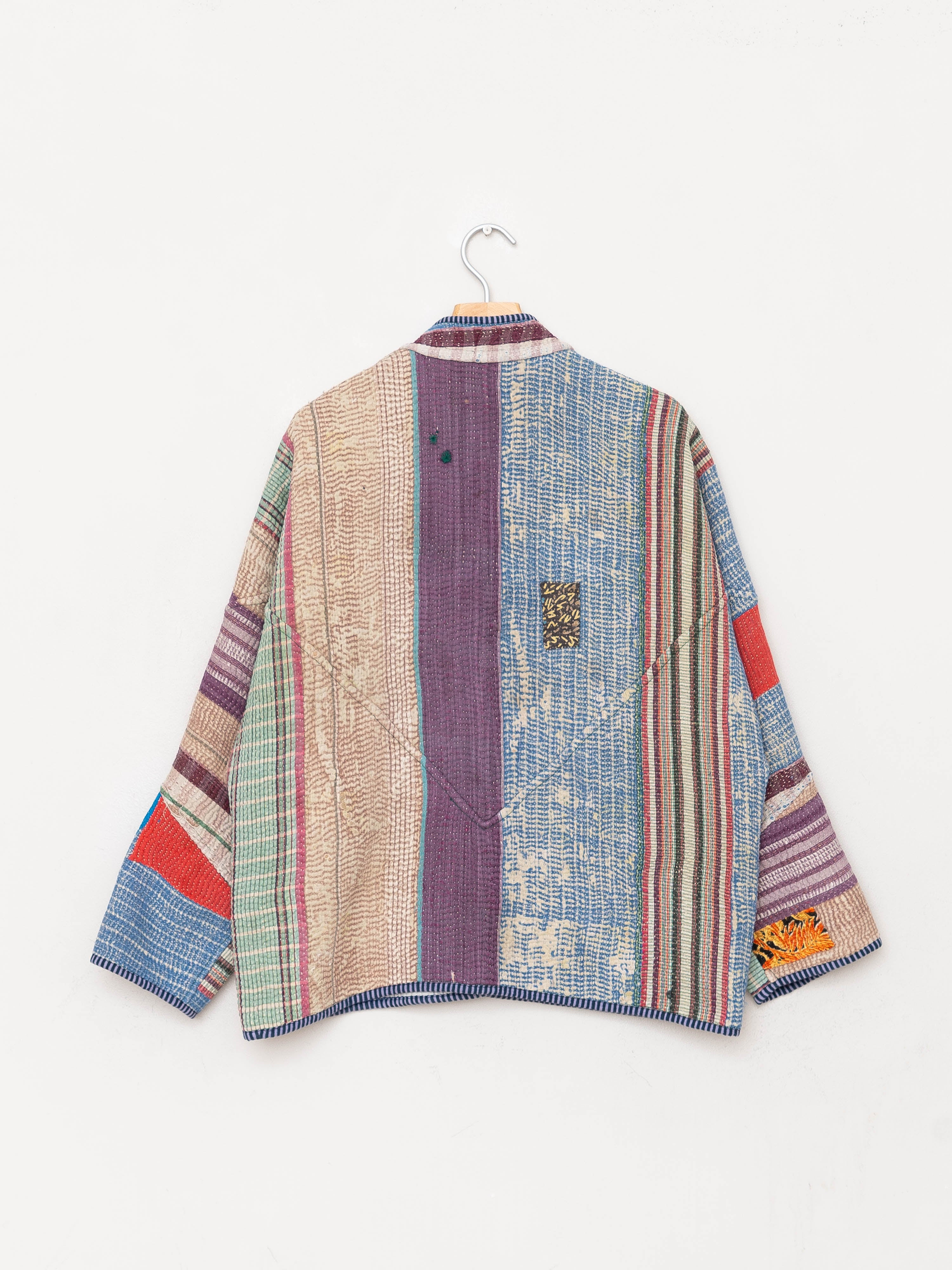 The Ladhiya Quilted Patchwork Kantha Jacket