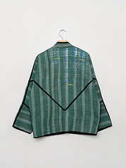 The Ladhiya Quilted Patchwork Kantha Jacket