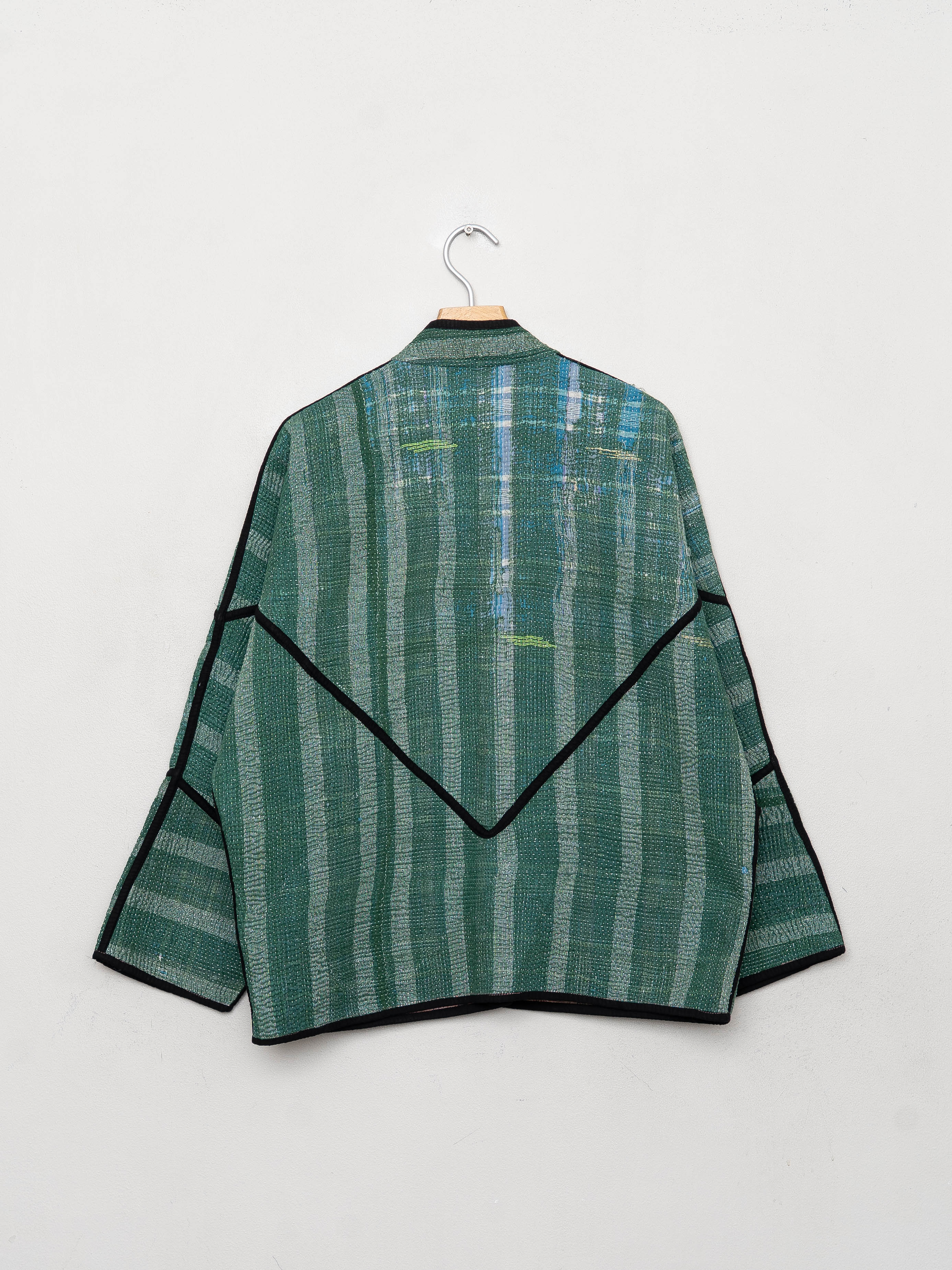 The Ladhiya Quilted Patchwork Kantha Jacket