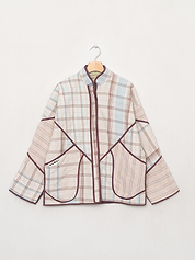 The Ladhiya Quilted Patchwork Kantha Jacket