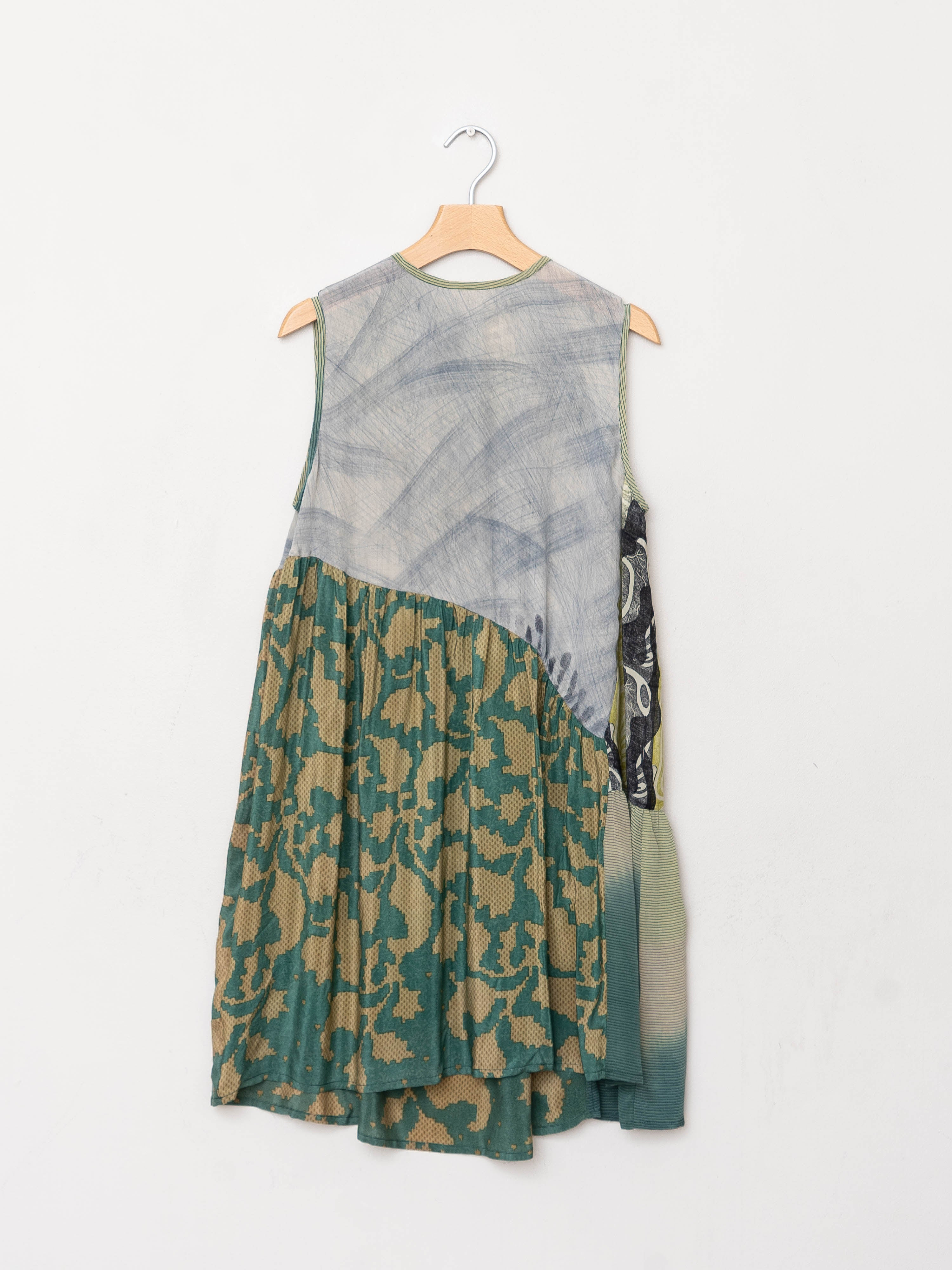 The Anan Short Dress  - Extra Small / Small - Upcycled Silk