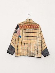 The Ladhiya Petite Quilted Patchwork Kantha Jacket