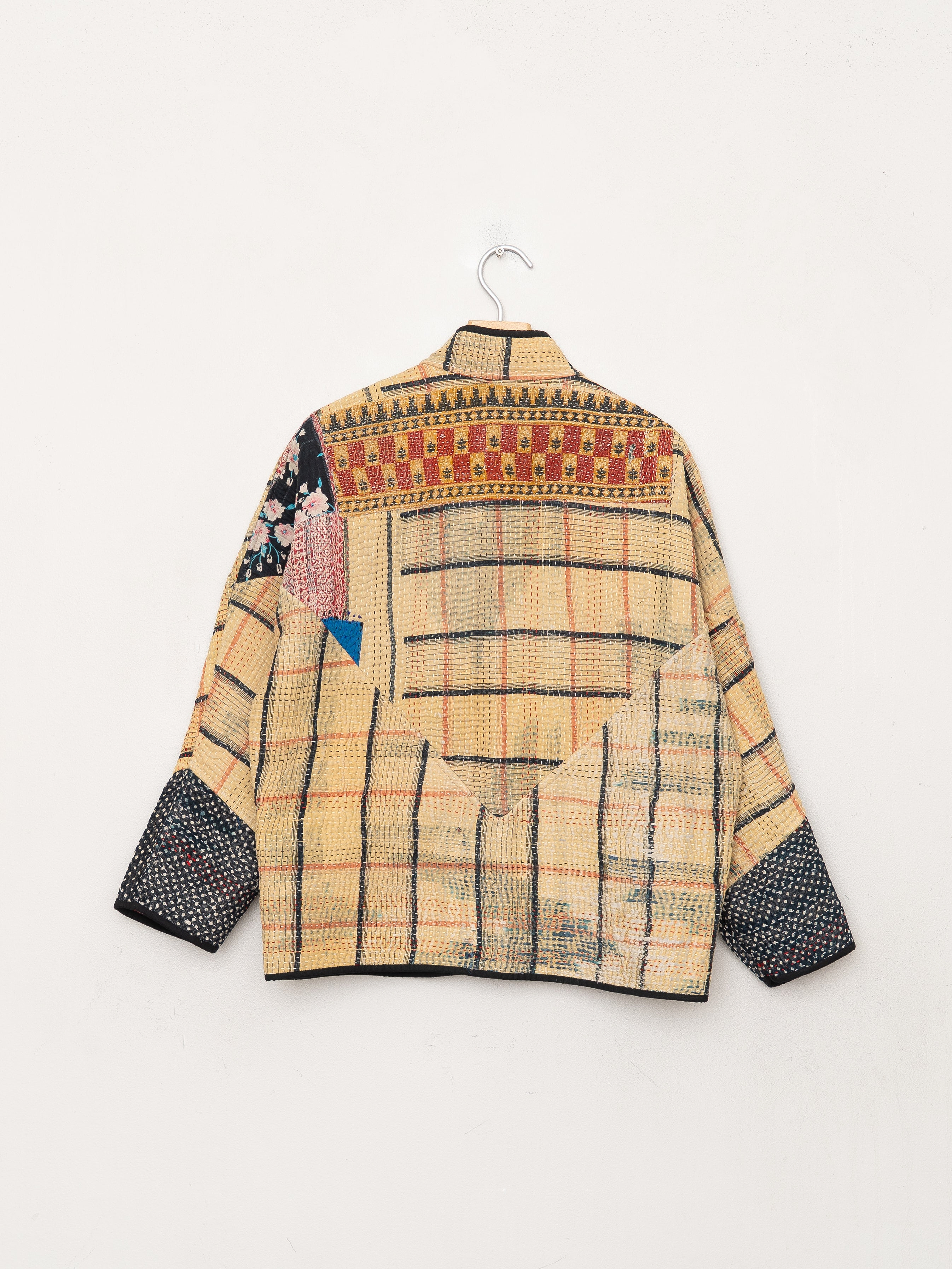 The Ladhiya Petite Quilted Patchwork Kantha Jacket