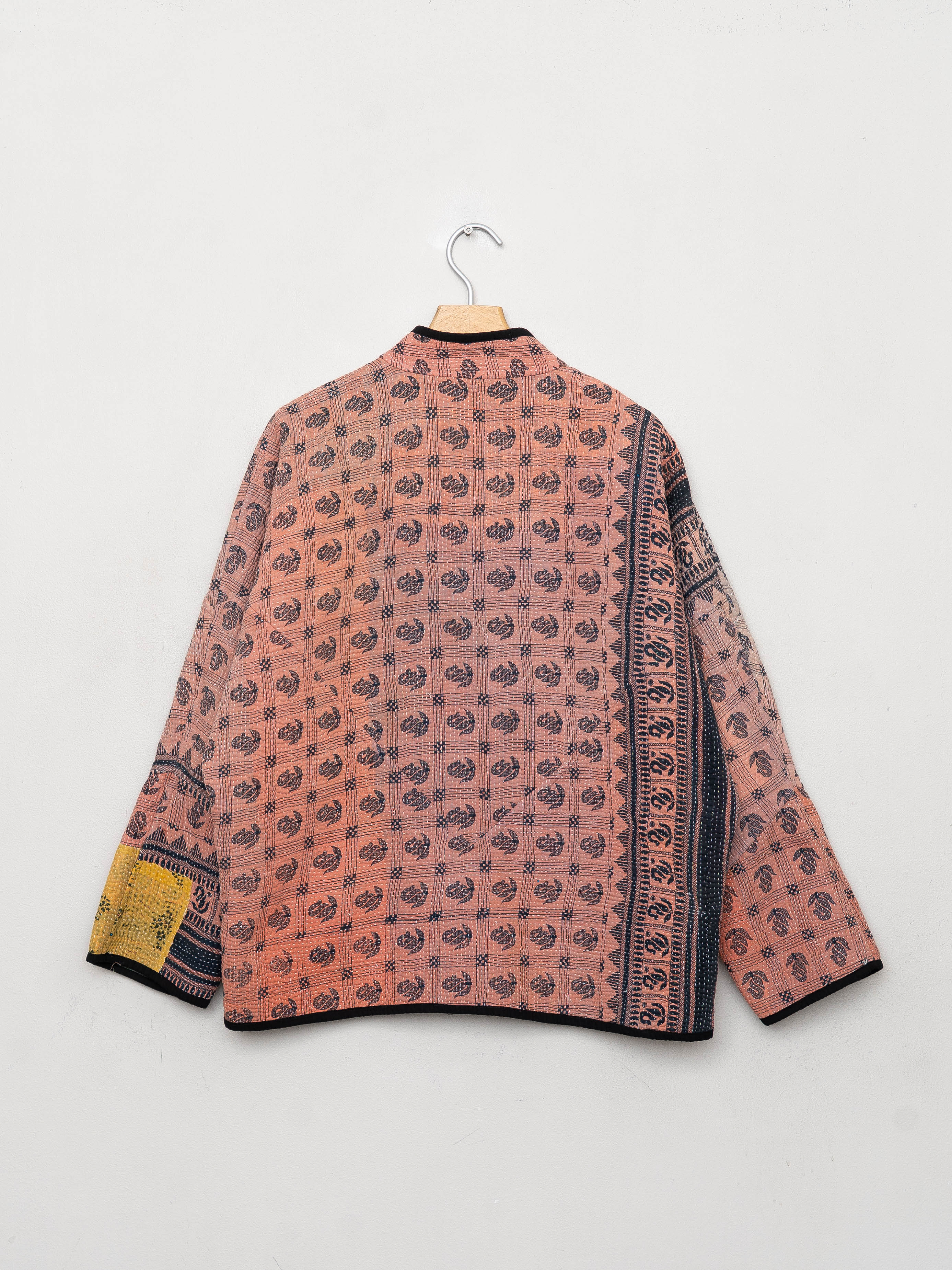 The Ladhiya Quilted Patchwork Kantha Jacket