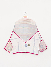 The Ladhiya Quilted Patchwork Kantha Jacket