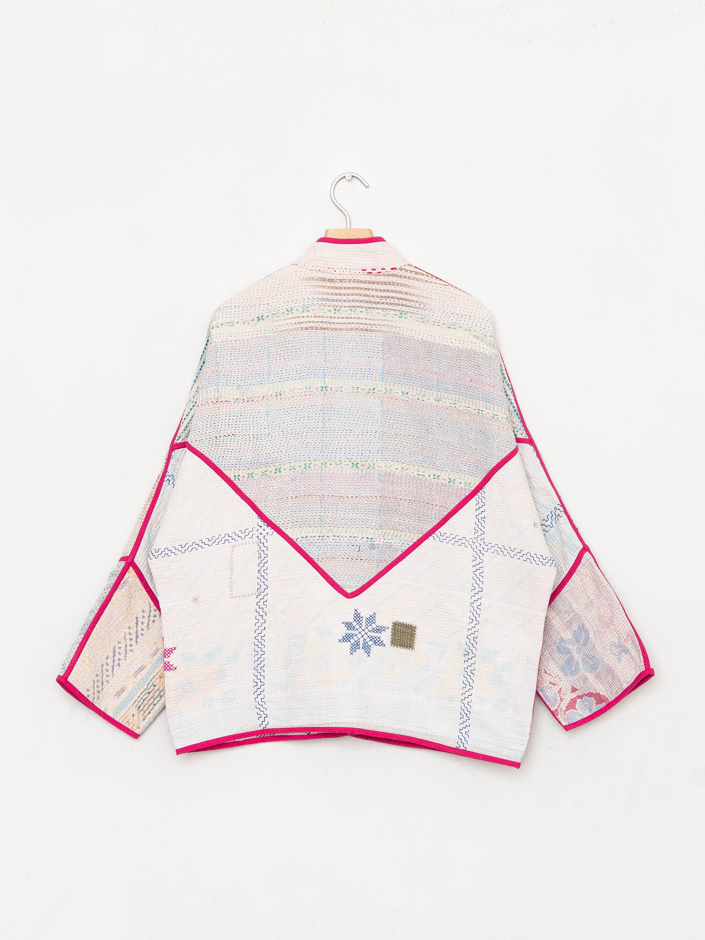 The Ladhiya Quilted Patchwork Kantha Jacket