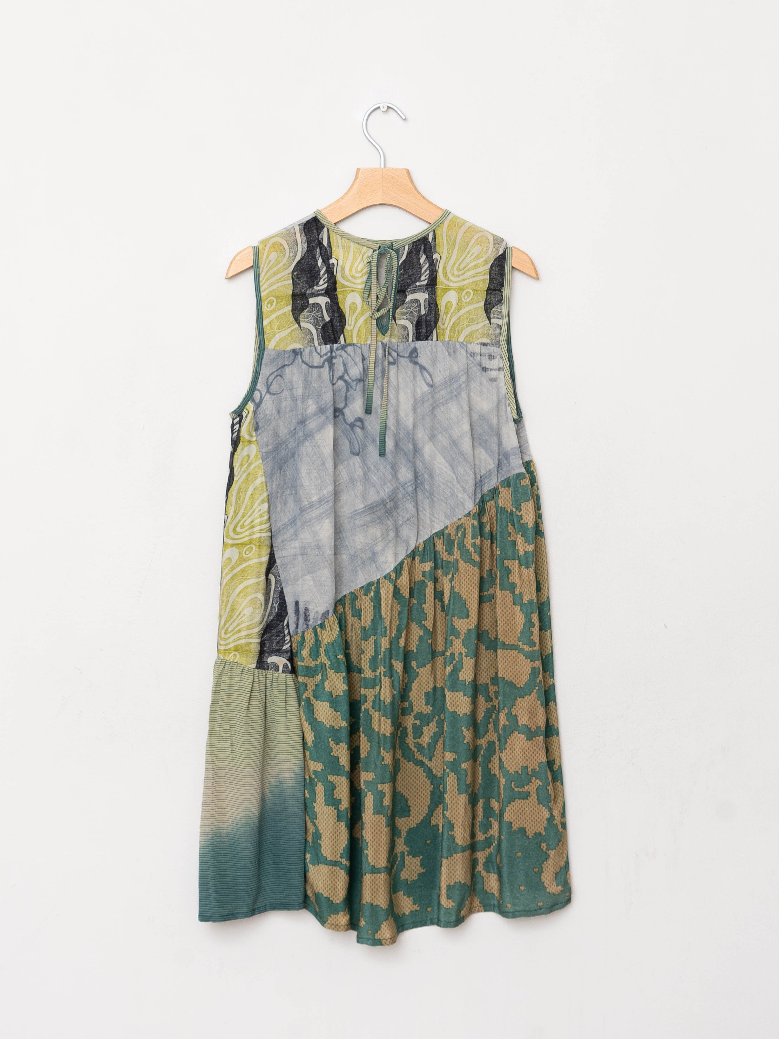 The Anan Short Dress  - Extra Small / Small - Upcycled Silk