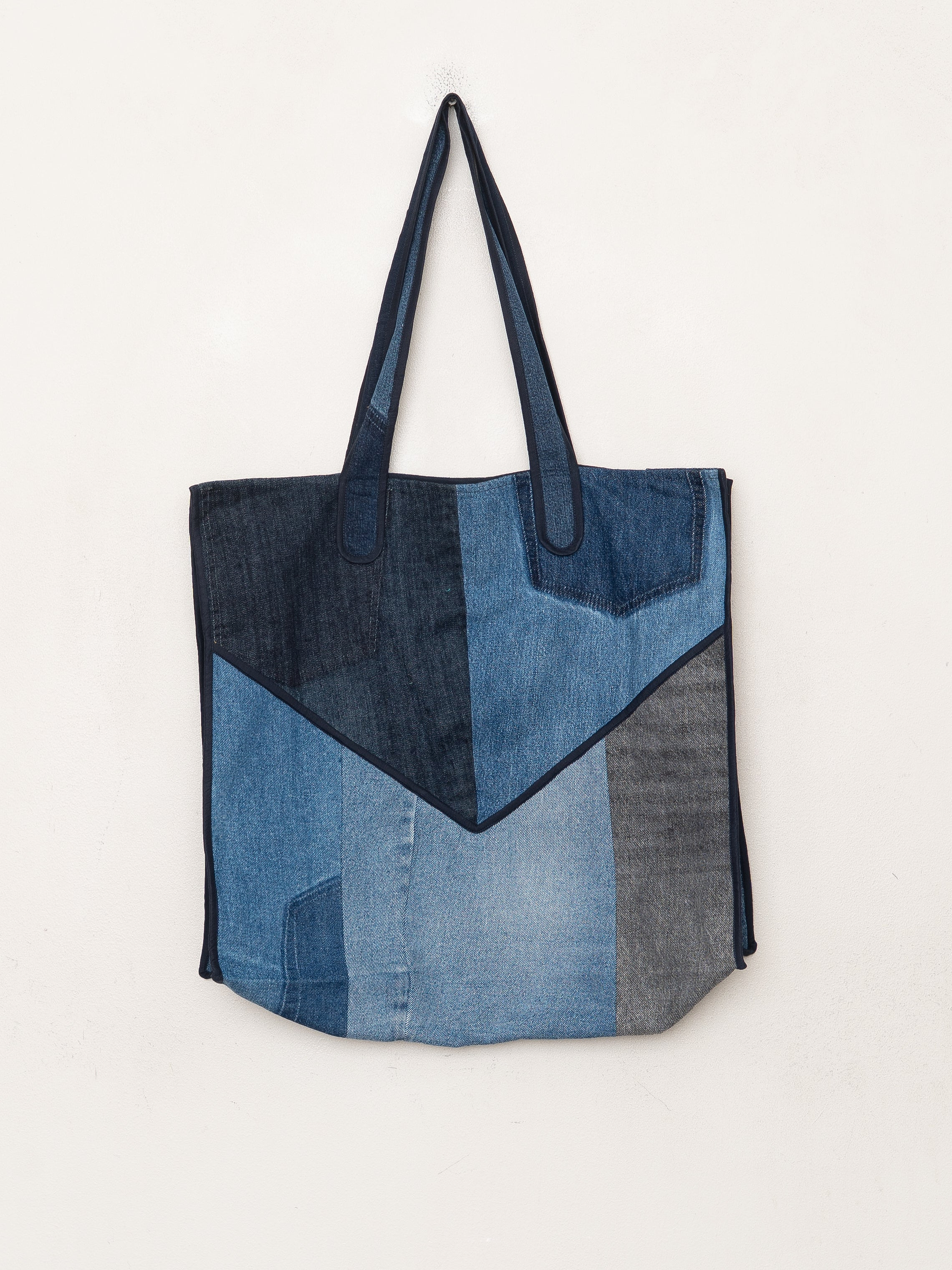 The Pasha Carryall Denim Tote Bag