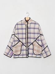 The Ladhiya Petite Quilted Patchwork Kantha Jacket