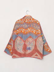The Ladhiya Quilted Patchwork Kantha Jacket