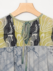 The Anan Short Dress  - Extra Small / Small - Upcycled Silk