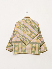 The Ladhiya Petite Quilted Patchwork Kantha Jacket