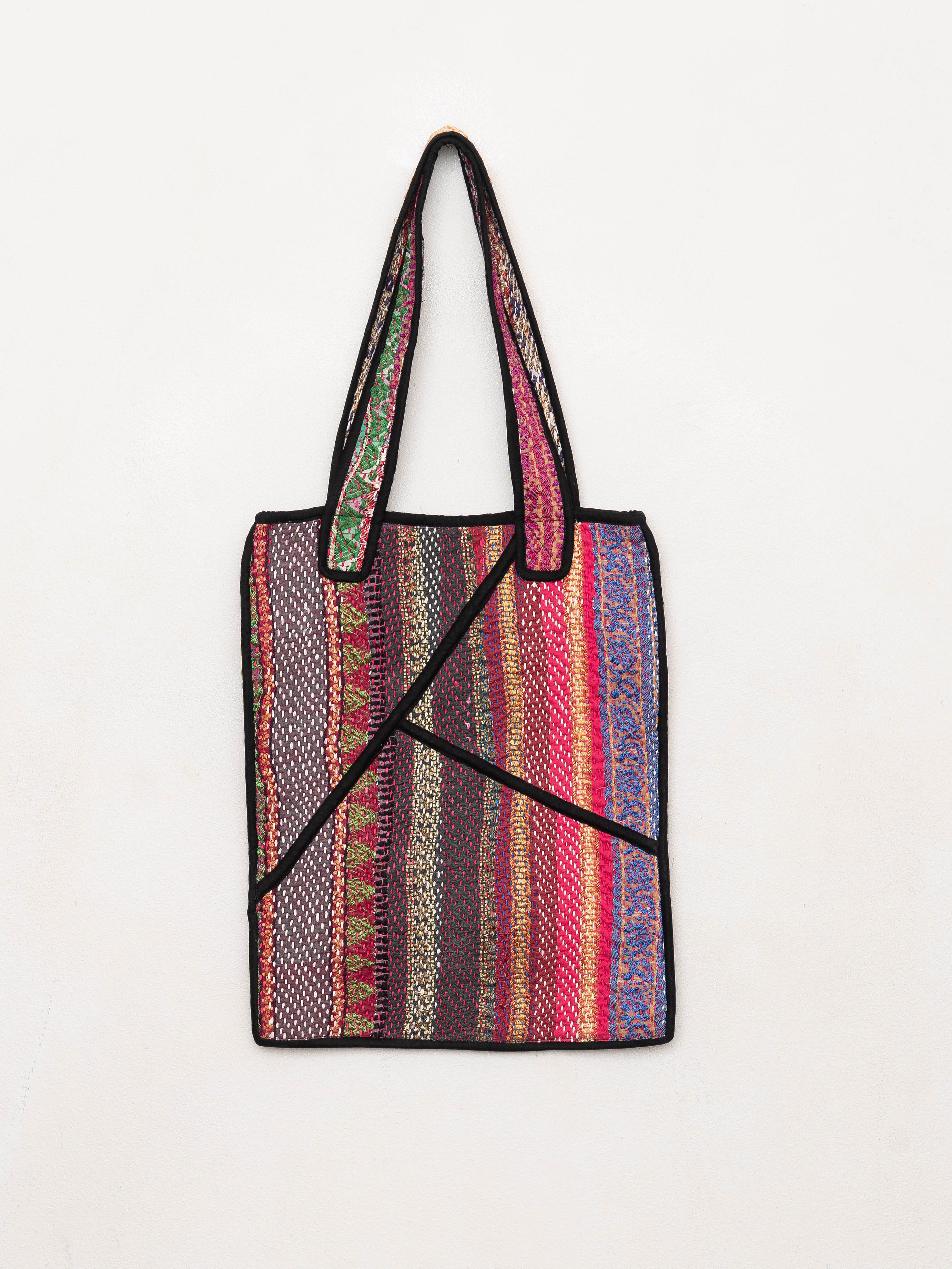 The Tarun Quilted Kantha Bag