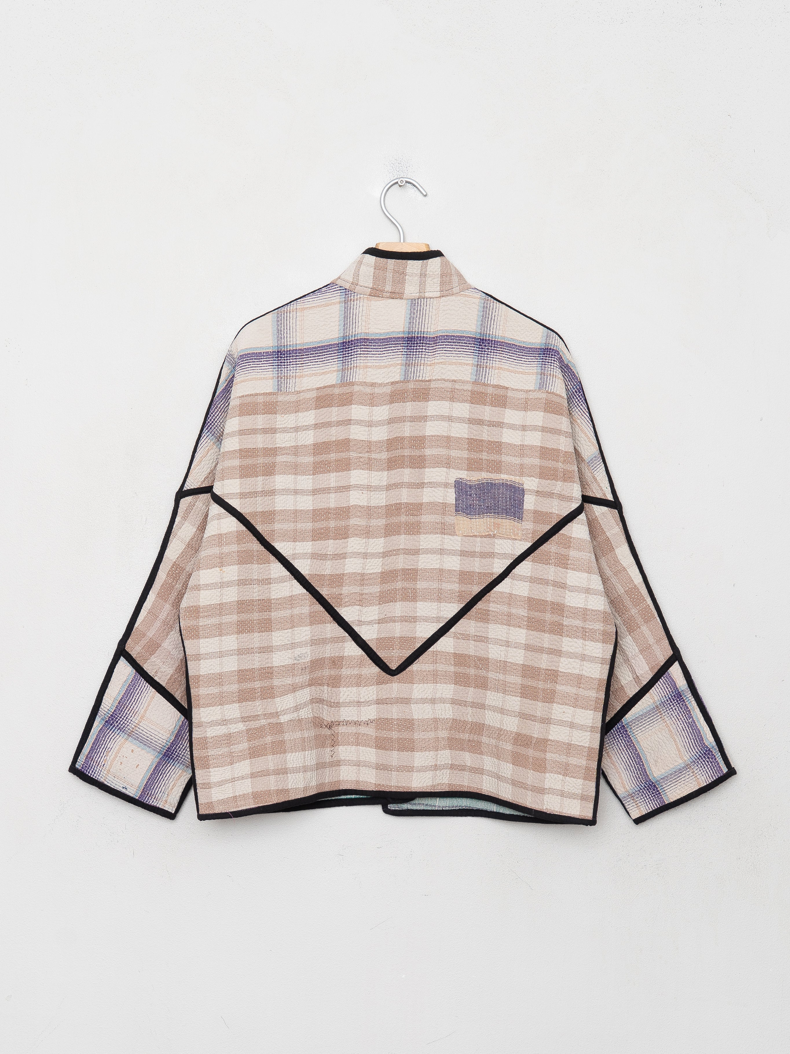 The Ladhiya Petite Quilted Patchwork Kantha Jacket