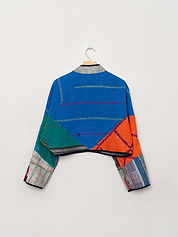 The Kaira Cropped Quilted Patchwork Kantha Jacket Wholesale