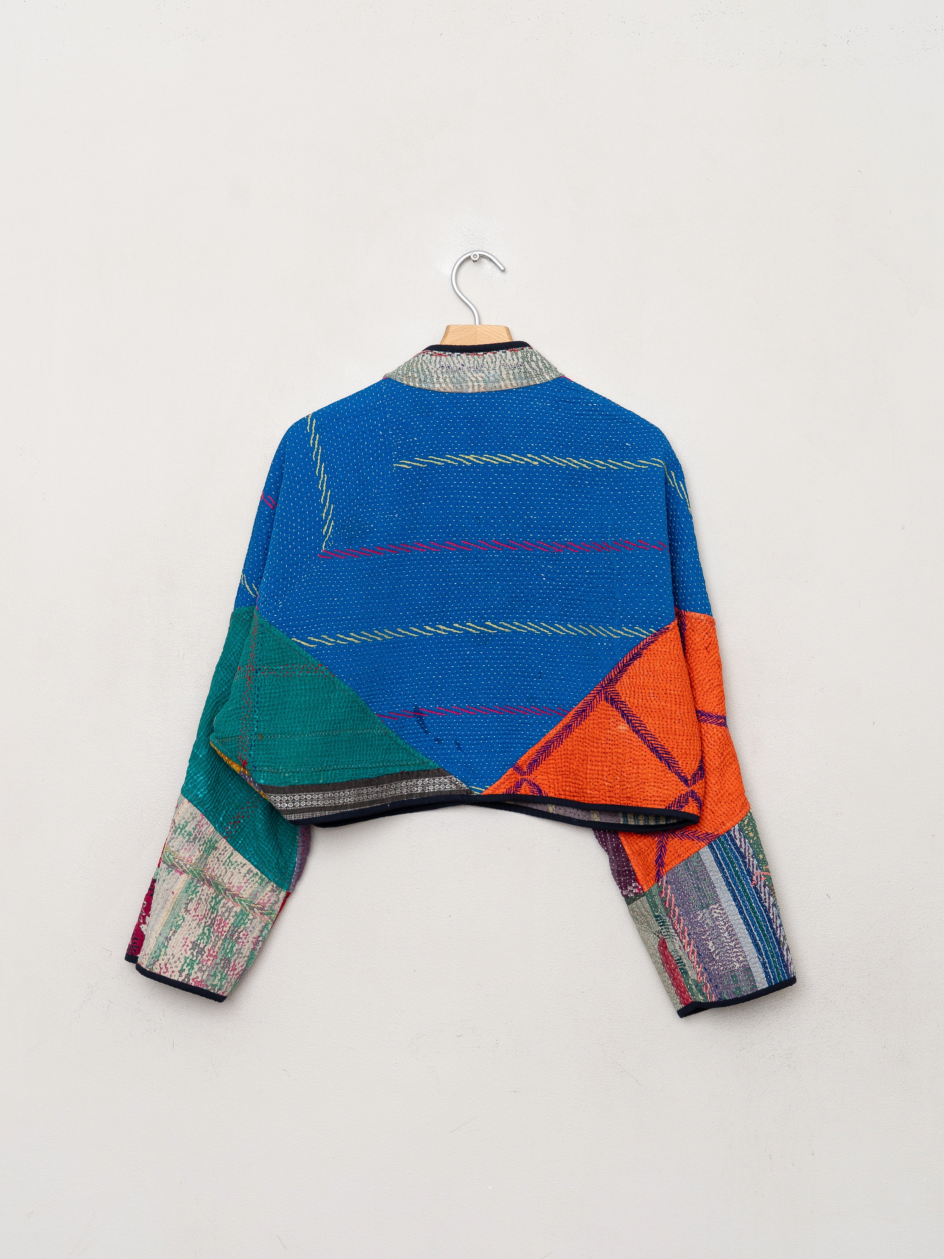 The Kaira Cropped Quilted Patchwork Kantha Jacket Wholesale